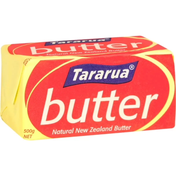 Tararua Butter Salted 500g, 20x in a carton