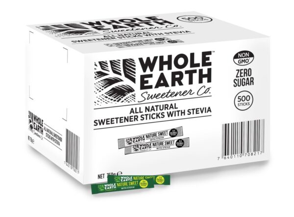 Whole Earth Stevia Sticks 500pcs