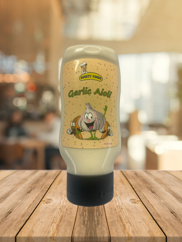 Garlic Aioli Bottle 250ml (Rossty Foods)